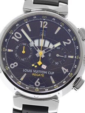 LOUIS VUITTON Tambour Louis Vuitton Cup Regatta Q1021 Automatic Men's_930798